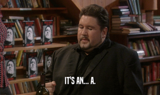 IT'S AN... A.  