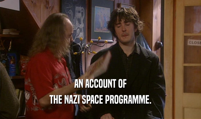 AN ACCOUNT OF THE NAZI SPACE PROGRAMME. 