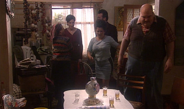 - OUR LONG-IOST COUSIN. - SIT, FRAN, SIT. 
