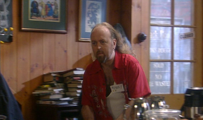 BERNARD, BERNARD, PUT YOUR THING ON.  