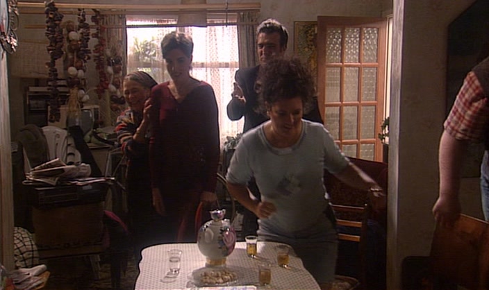 - OUR LONG-IOST COUSIN. - SIT, FRAN, SIT. 