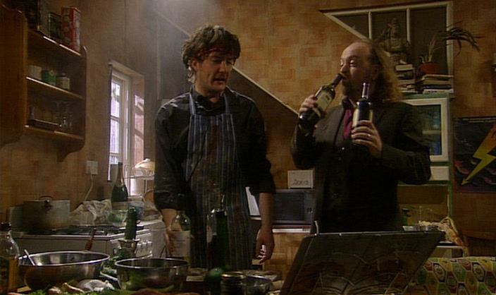 WHY ARE YOU TALKING IN ENGLISH? ONLY FRENCH IN MY KITCHEN. 