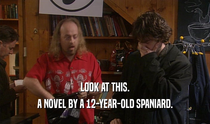 LOOK AT THIS. A NOVEL BY A 12-YEAR-OLD SPANIARD. 