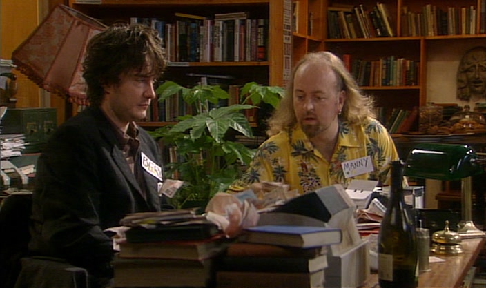 BERNARD, SEE THAT BLOKE WITH THE CAPPUCCINO? 