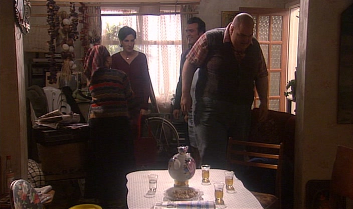 - OUR LONG-IOST COUSIN. - SIT, FRAN, SIT. 
