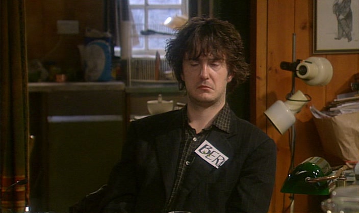 BERNARD, BERNARD, PUT YOUR THING ON.  
