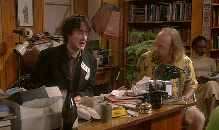 I WANT LESS PEOPLE IN THE SHOP. IF WE'RE NOT REORDERING BOOKS, 
