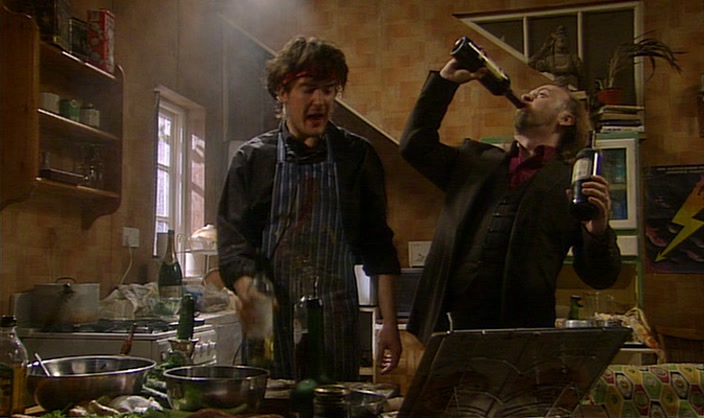 WHY ARE YOU TALKING IN ENGLISH? ONLY FRENCH IN MY KITCHEN. 
