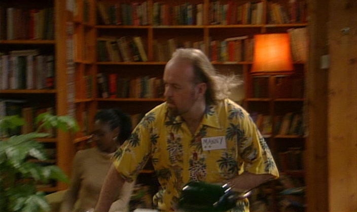 BERNARD, SEE THAT BLOKE WITH THE CAPPUCCINO? 