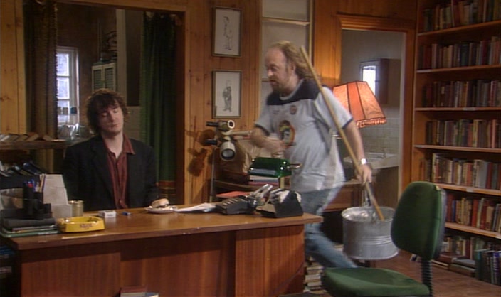 LOOK, THERE IS YOUR LIGHTER THERE, NEXT TO YOUR CIGARETTES. 