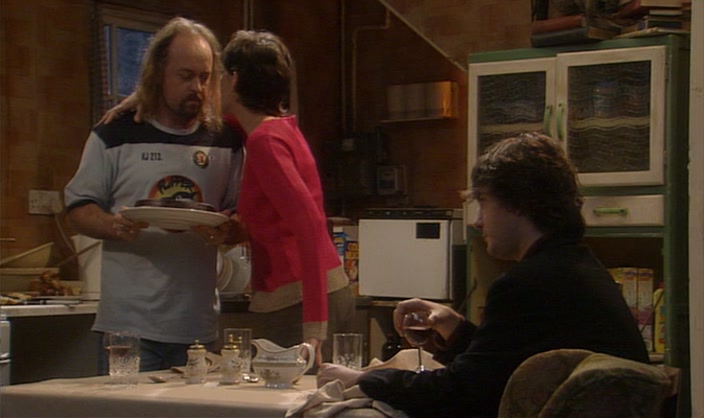 - OH... - OH, YES, KISSY-KISSY. UGH. 