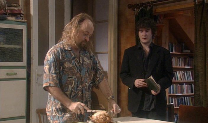 - WHAT ARE YOU DOING? - STRIPPING THE CHICKEN. 