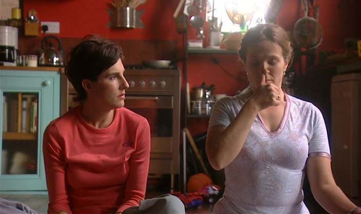 - (INHALES SHARPLY) - EVA, DO YOU, ERM... 