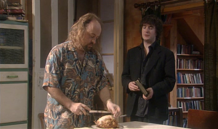 - WHAT ARE YOU DOING? - STRIPPING THE CHICKEN. 