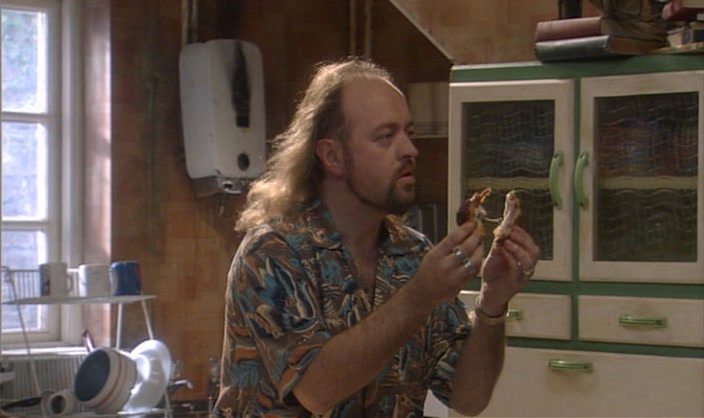 - YOU'VE GOT TO SEE A SHRINK. - HAVE A WING. 