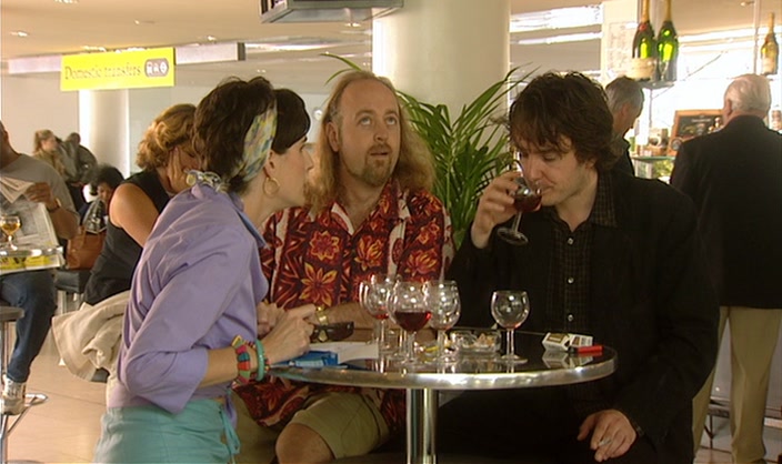 - 'PLEASE GO TO GATE 4.' - THAT'S US. 