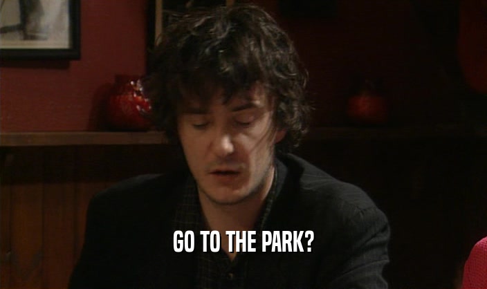 GO TO THE PARK?  