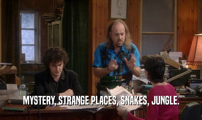 MYSTERY, STRANGE PLACES, SNAKES, JUNGLE.  