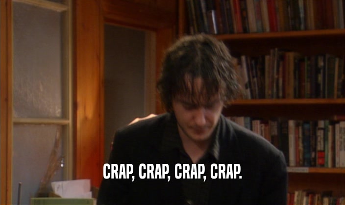 CRAP, CRAP, CRAP, CRAP.  