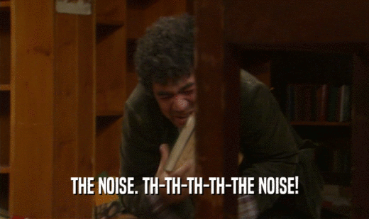 THE NOISE. TH-TH-TH-TH-THE NOISE!  