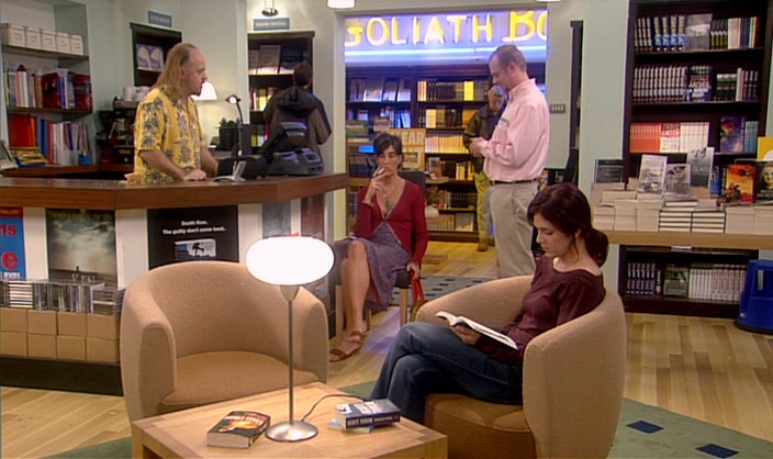 WELL, WE HAVE A REALLY COMFORTABLE AREA OVER THERE SPECIALLY FOR THAT. 