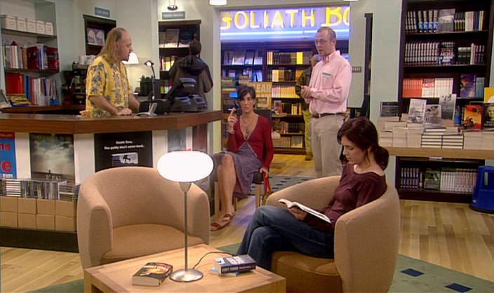 WELL, WE HAVE A REALLY COMFORTABLE AREA OVER THERE SPECIALLY FOR THAT. 