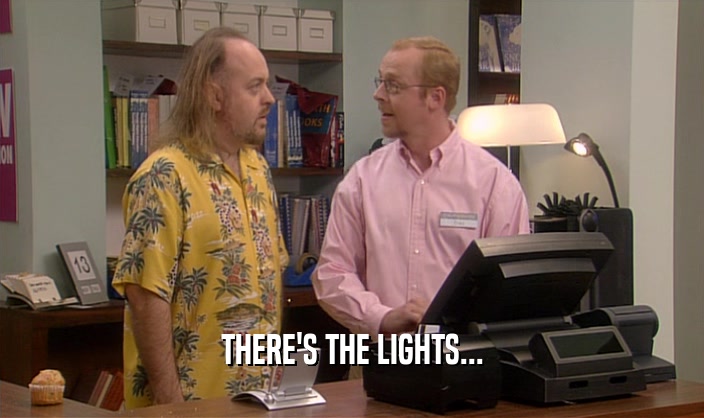 THERE'S THE LIGHTS...  