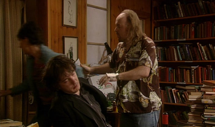 HANG IN THERE, BERNARD. FRAN, GET SOME HOT TOWELS AND FLUFFY WATER. 