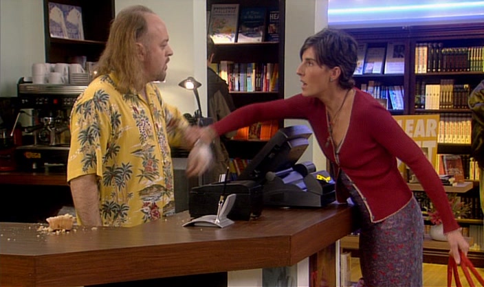 - OH, FRAN. HOW WAS YOUR TRIP? - MANNY, COME BACK TO THE SHOP. 