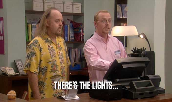 THERE'S THE LIGHTS...  
