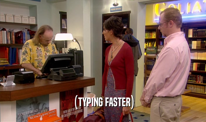 (TYPING FASTER)  