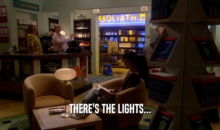 THERE'S THE LIGHTS...  