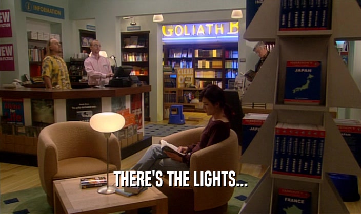 THERE'S THE LIGHTS...  