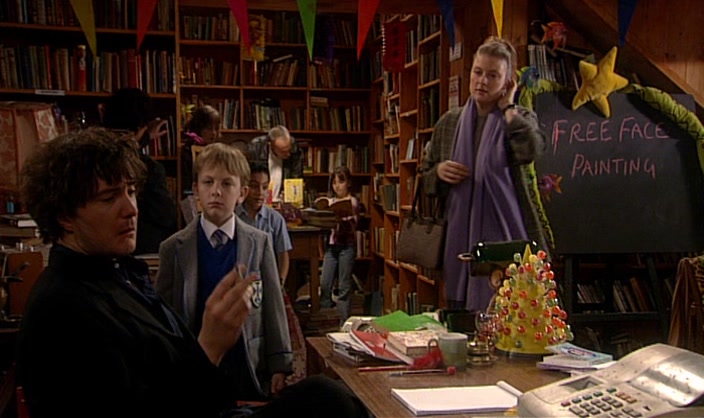 TIMMY? HE'S NOT BOTHERING YOU, IS HE?  