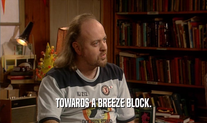 TOWARDS A BREEZE BLOCK.  