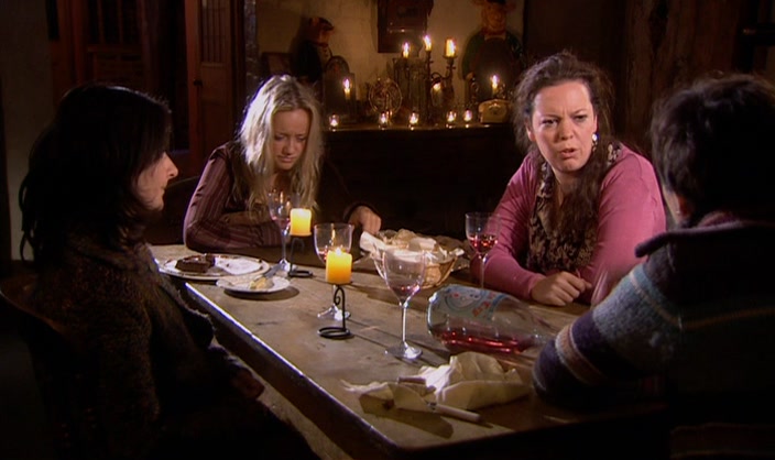 AS WE'RE PLAYING TRUTH, FRAN, I THINK YOU'RE A BIT JEALOUS. 