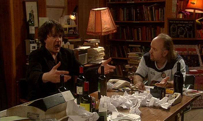AND THEN THE BOAT APPEARS WITH... LADEN WITH PAPPA-RITZY, 