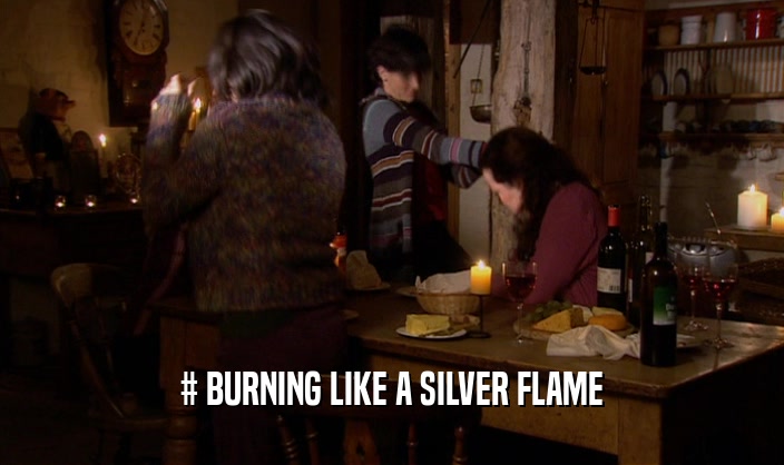 # BURNING LIKE A SILVER FLAME  