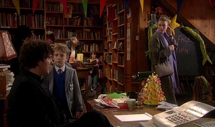 TIMMY? HE'S NOT BOTHERING YOU, IS HE?  