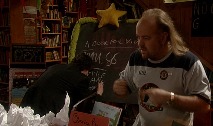 AND, ER, HE ONLY EATS...  