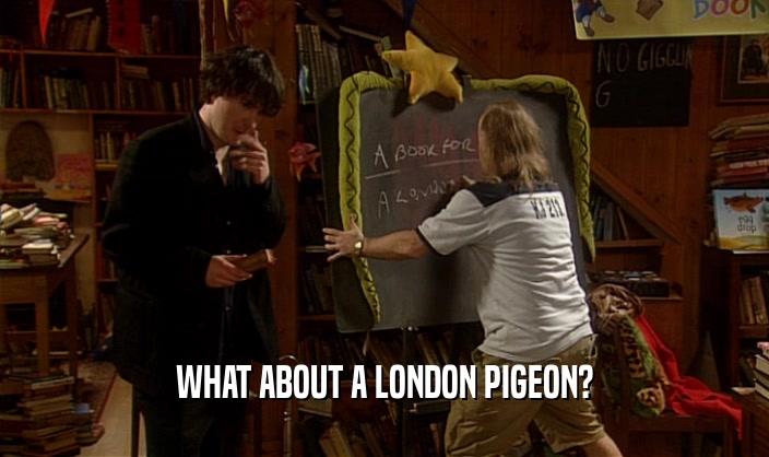WHAT ABOUT A LONDON PIGEON?  