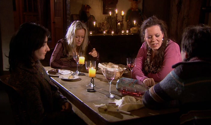 AS WE'RE PLAYING TRUTH, FRAN, I THINK YOU'RE A BIT JEALOUS. 