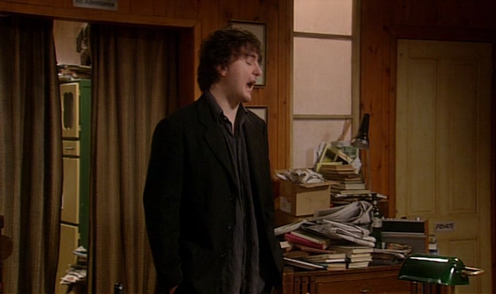- OH, GOD! GOD! ARRRGH! ARRGH! - HE'S HYSTERICAL. LEAVE HIM TO ME. 