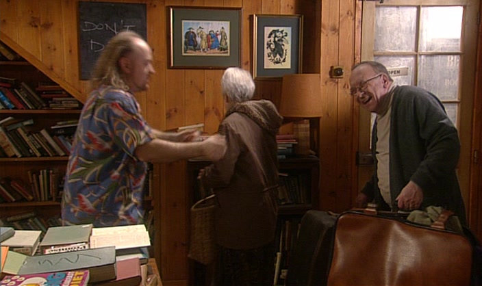 - HA-HA-HA-HAAA! - BYE. HA. 