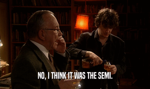 NO, I THINK IT WAS THE SEMI.  