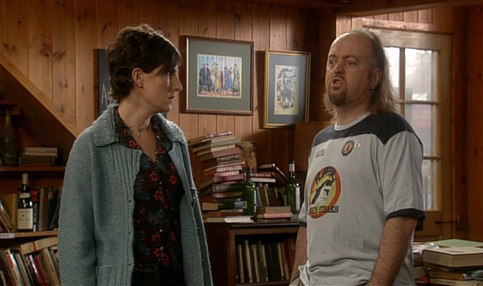 NO, FRAN, HE'S CHANGED. HE'S ON THE GEE-GEES NOW. 