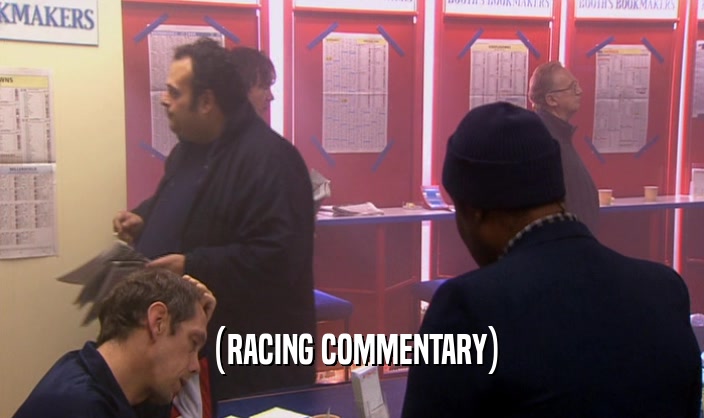 (RACING COMMENTARY)  