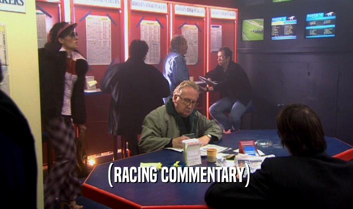 (RACING COMMENTARY)  