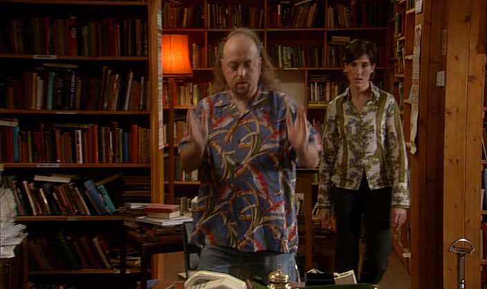 NOW, THIS IS THE DESK AND THIS IS THE CHAIR. 