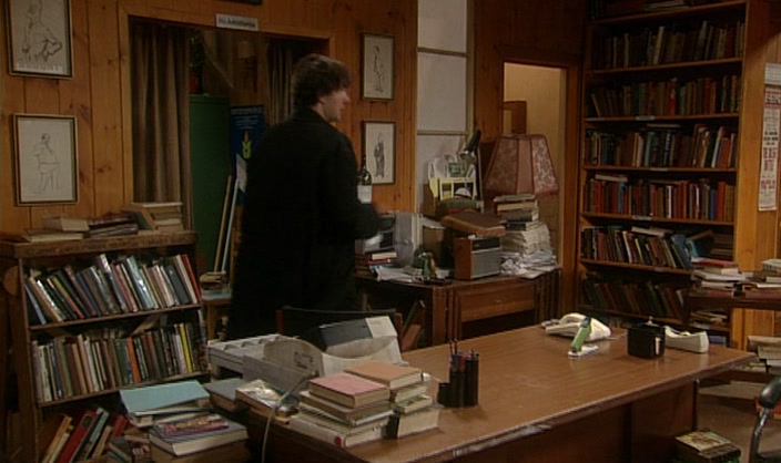 RIGHT. YOU, KEEP AN EYE ON HER. AND YOU, KEEP AN EYE ON HIM. 